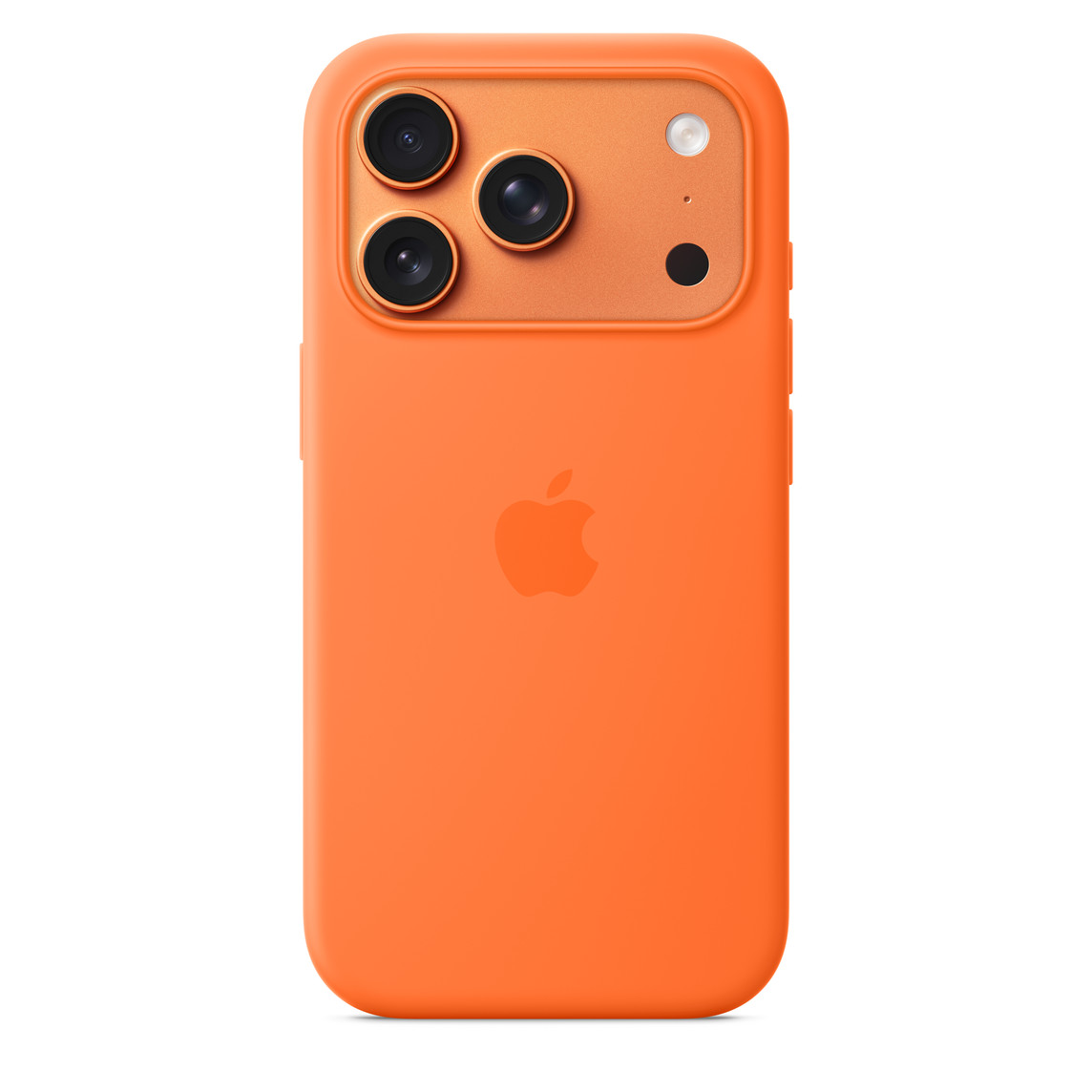 Silicone Case (AAA) для iPhone 17 Pro с MagSafe Orange