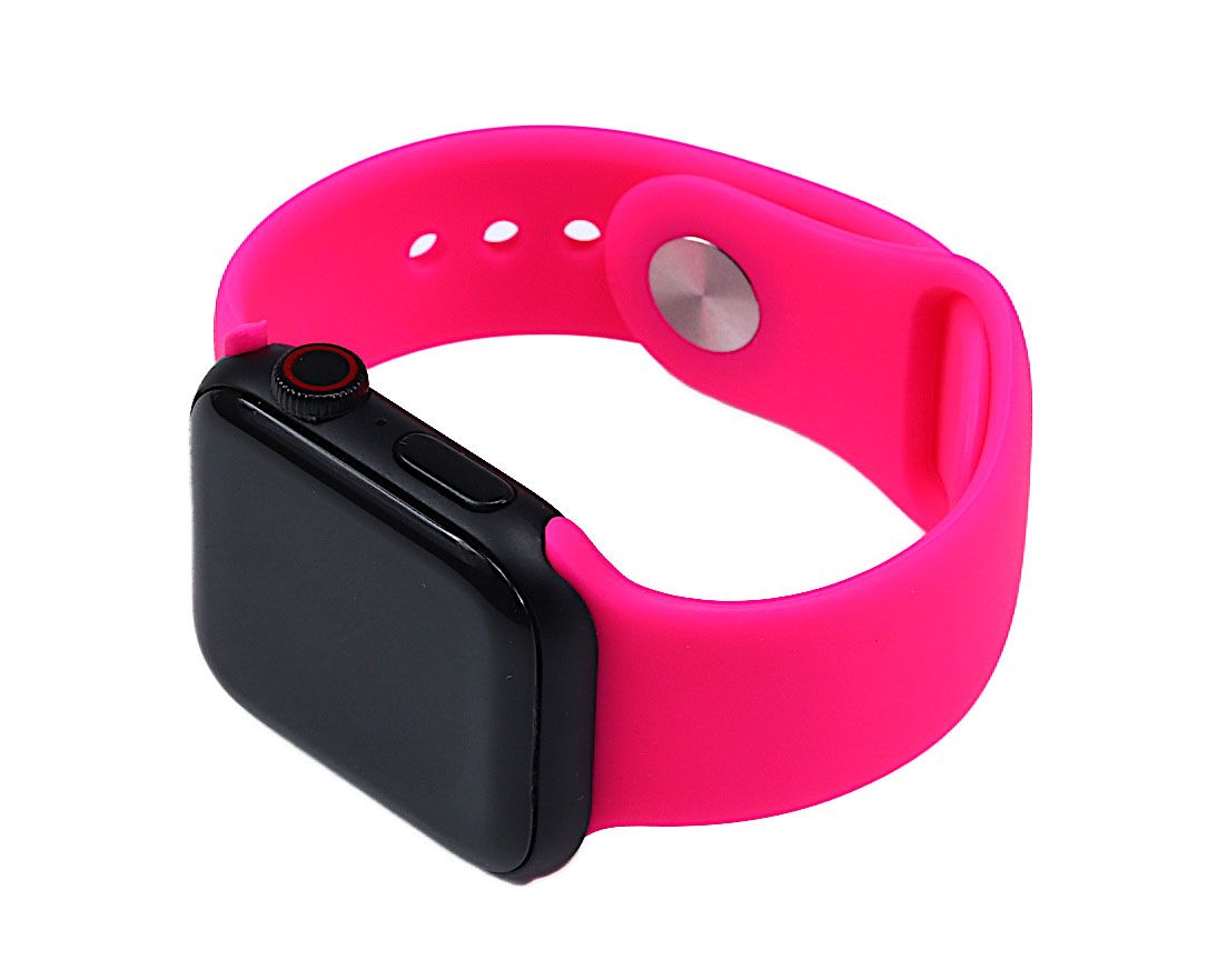 Silicone Watch Band for for Apple Watch 38/40mm S/M Barbie Pink