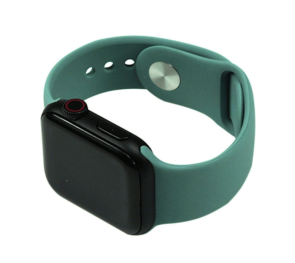 Silicone Watch Band for for Apple Watch 42/44mm S/M Pine Green