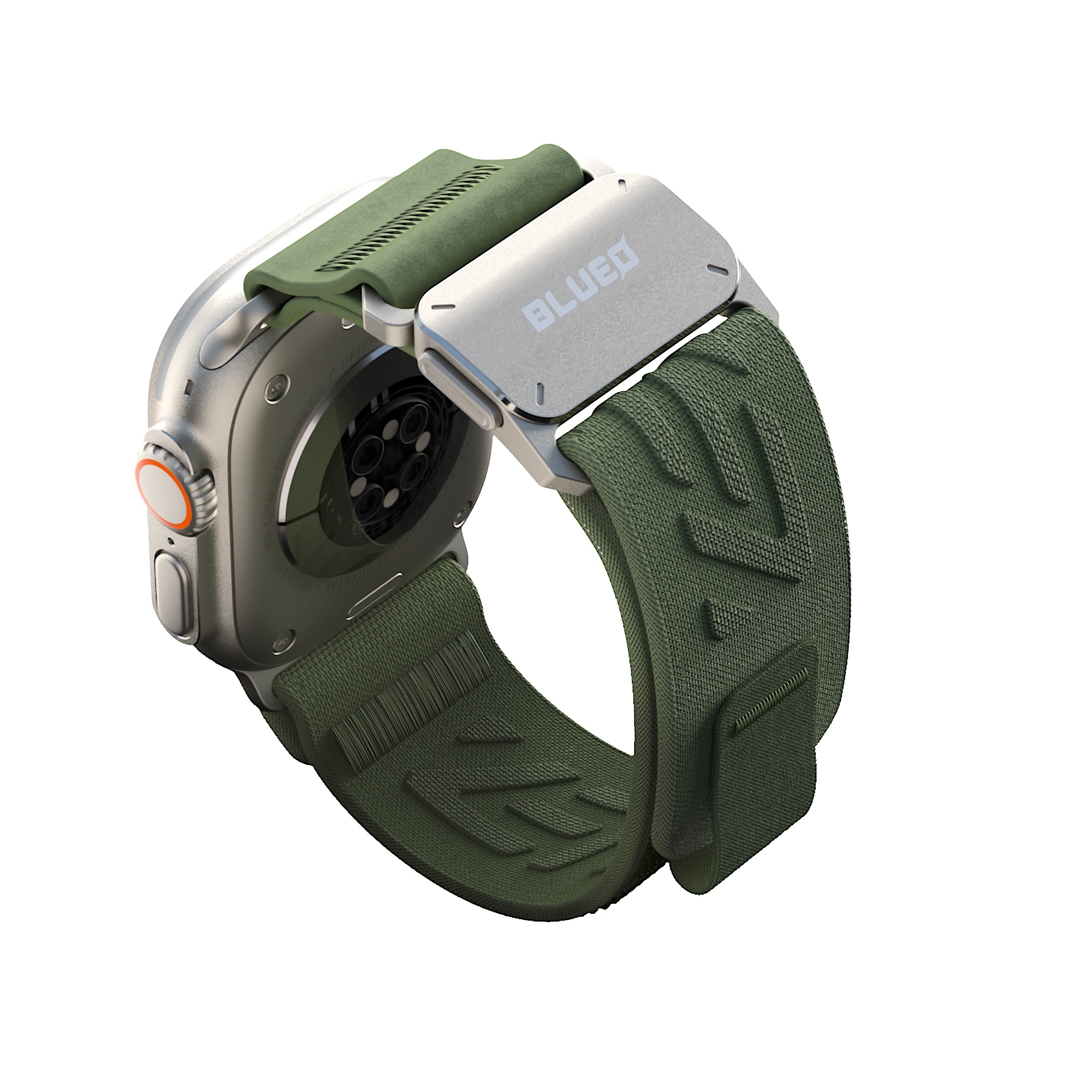 Blueo Trailweave MagLock Quick-Release Band для Apple Watch 42/44/45/46/49 mm Army Green