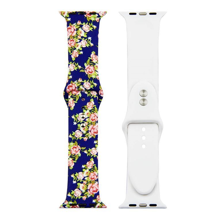 Painted Silicone Watch Band for Apple Watch 42/44mm S/M 16