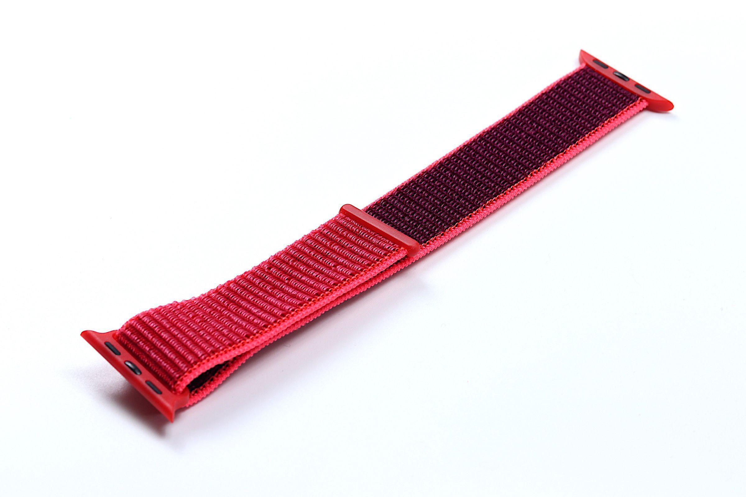 Nylon Sport Loop Band for Apple Watch 42/44 mm Red