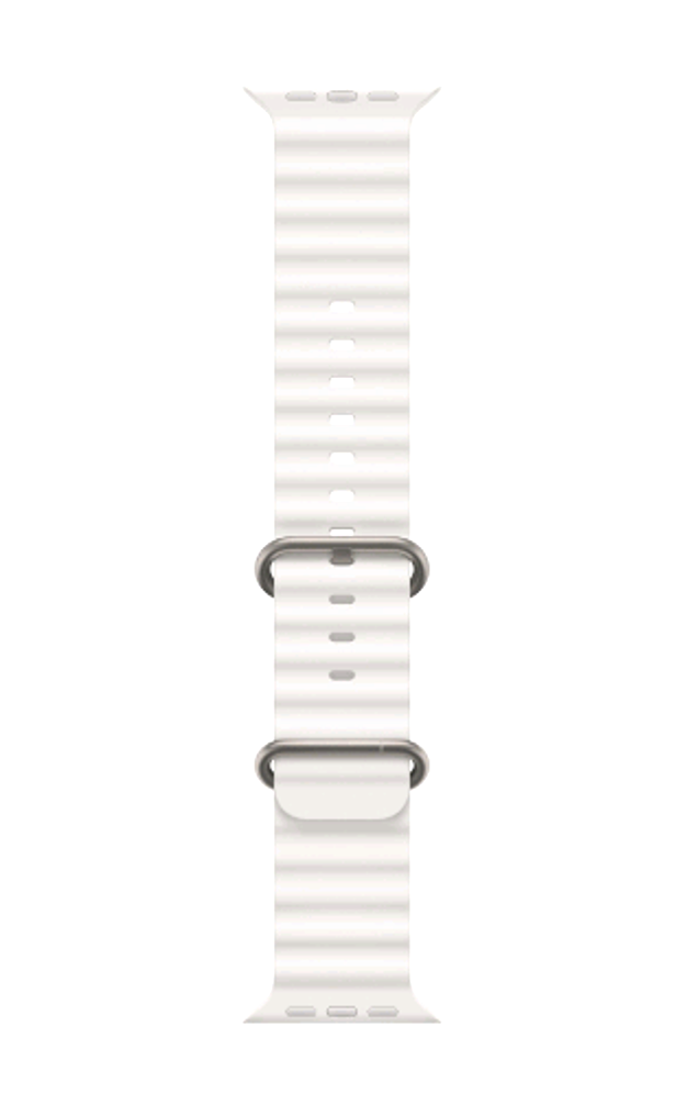 Ocean Band for Apple Watch 42/44/45/49 mm White