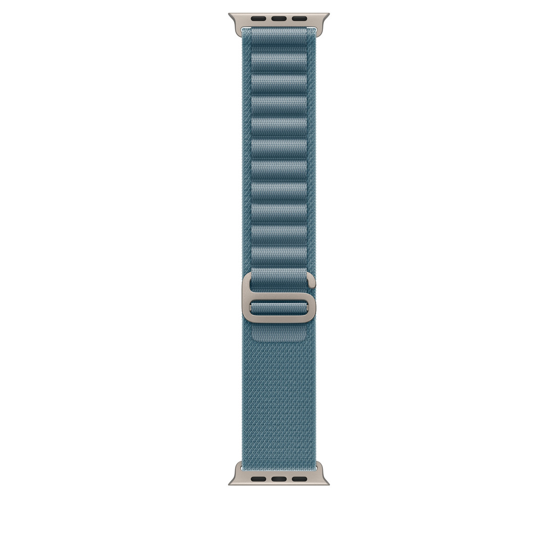 Alpine Loop для Apple Watch 42/44/45/46/49 mm Light Blue (Срібляста застібка)