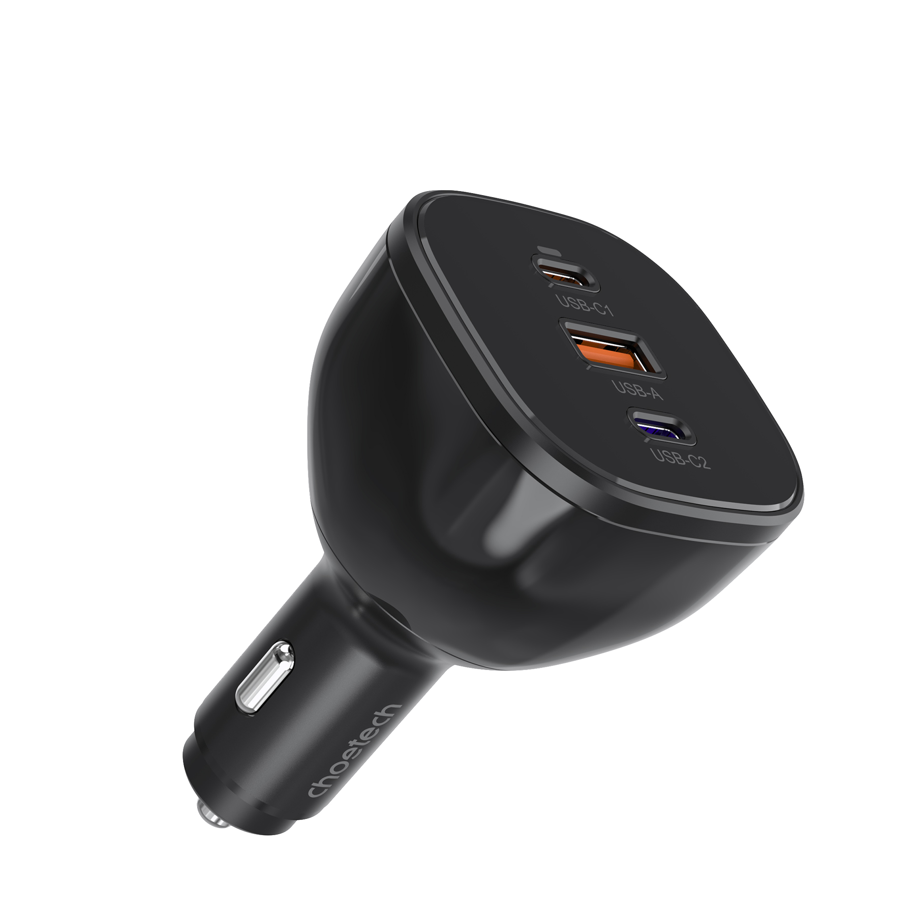 Choetech 160W PD3.1 Dual USB-C/USB-A Fast Car Charger