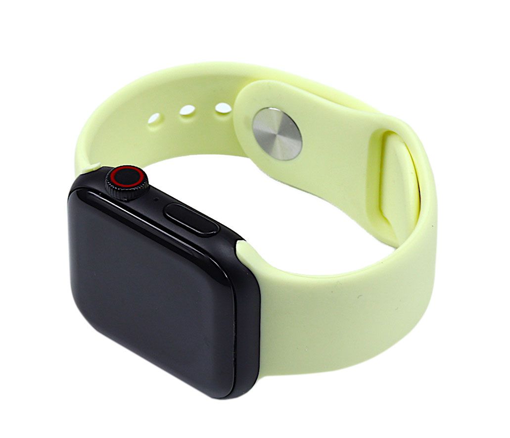 Silicone Watch Band for for Apple Watch 42/44mm S/M Mellow Yellow