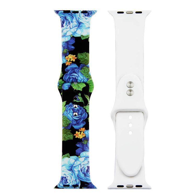 Painted Silicone Watch Band for Apple Watch 38/40mm S/M 14