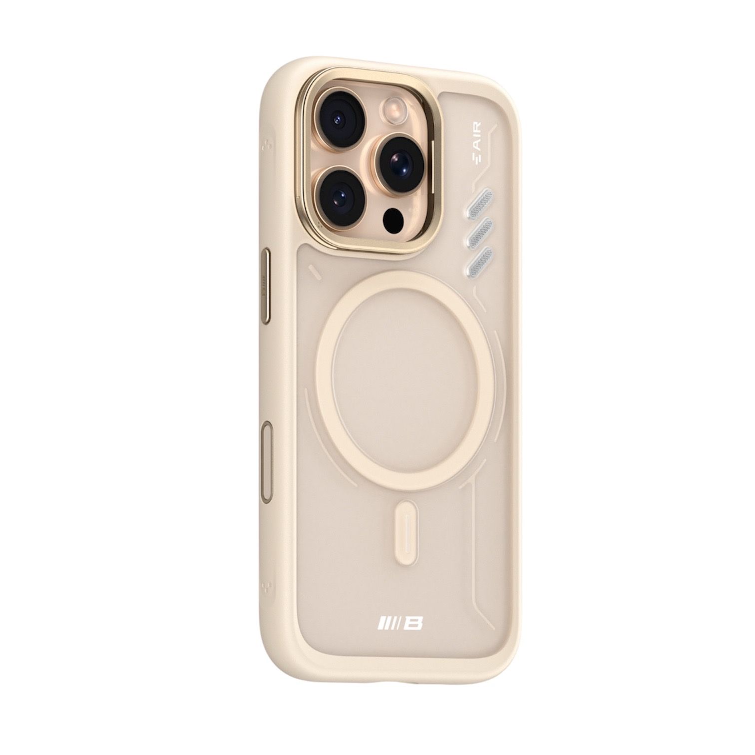 Blueo Frosted Heat Dissipation Case for iPhone 16 Pro Max with MagSafe Gold