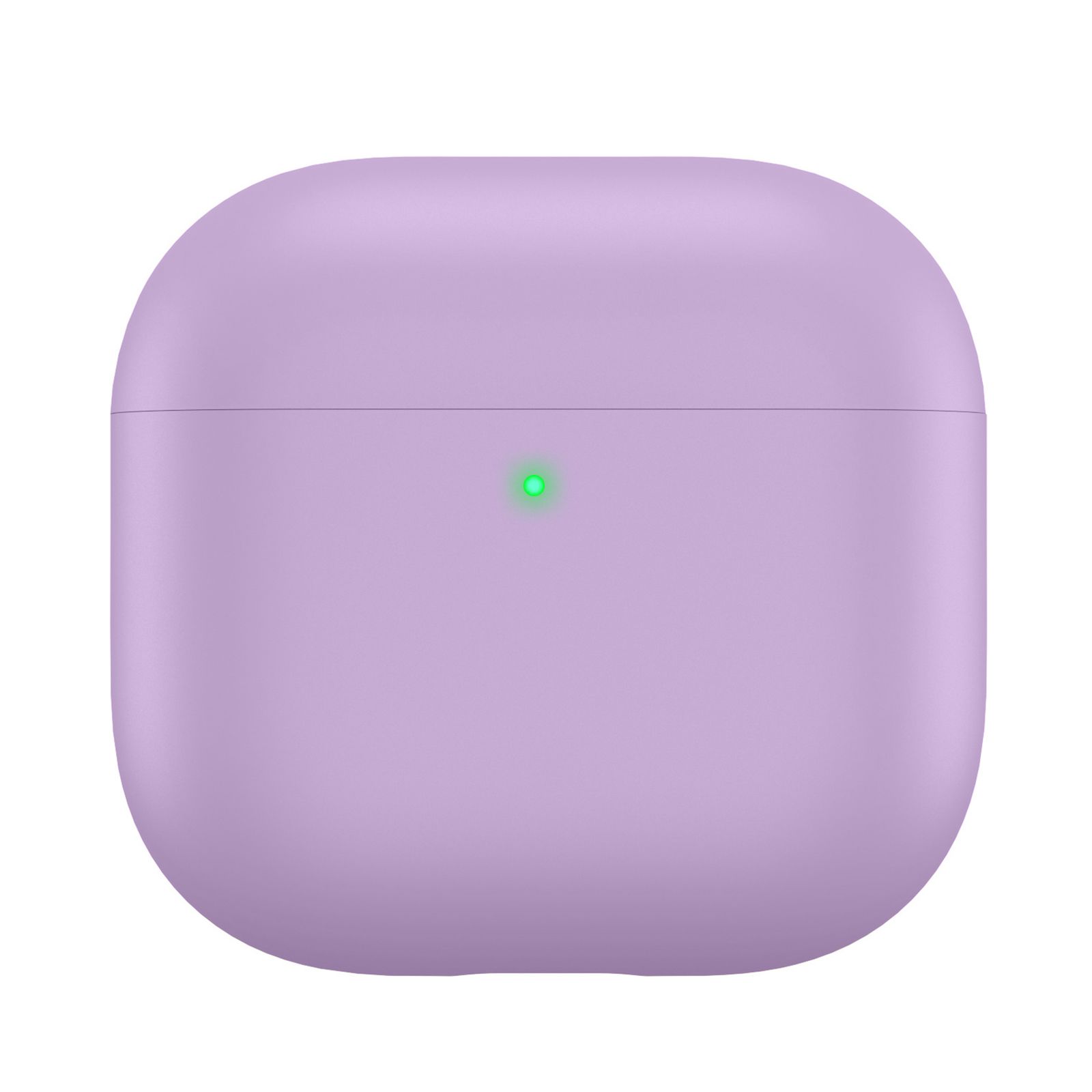 AhaStyle Ultra-Thin Colorful Silicone Case для Airpods 4 Lavender Purple
