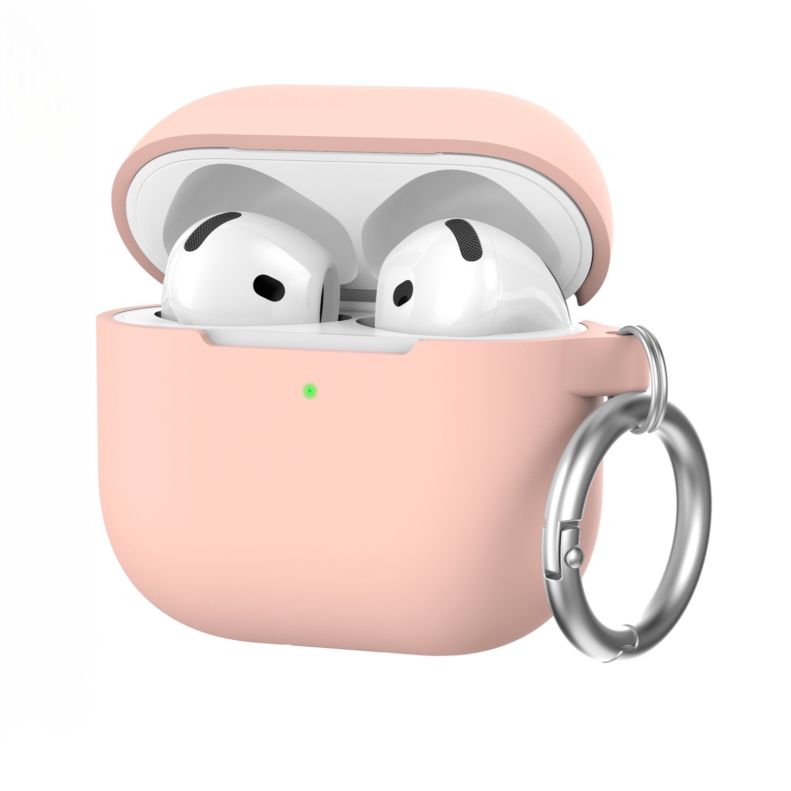 AhaStyle Colorful Silicone Case для Airpods 4 Pink