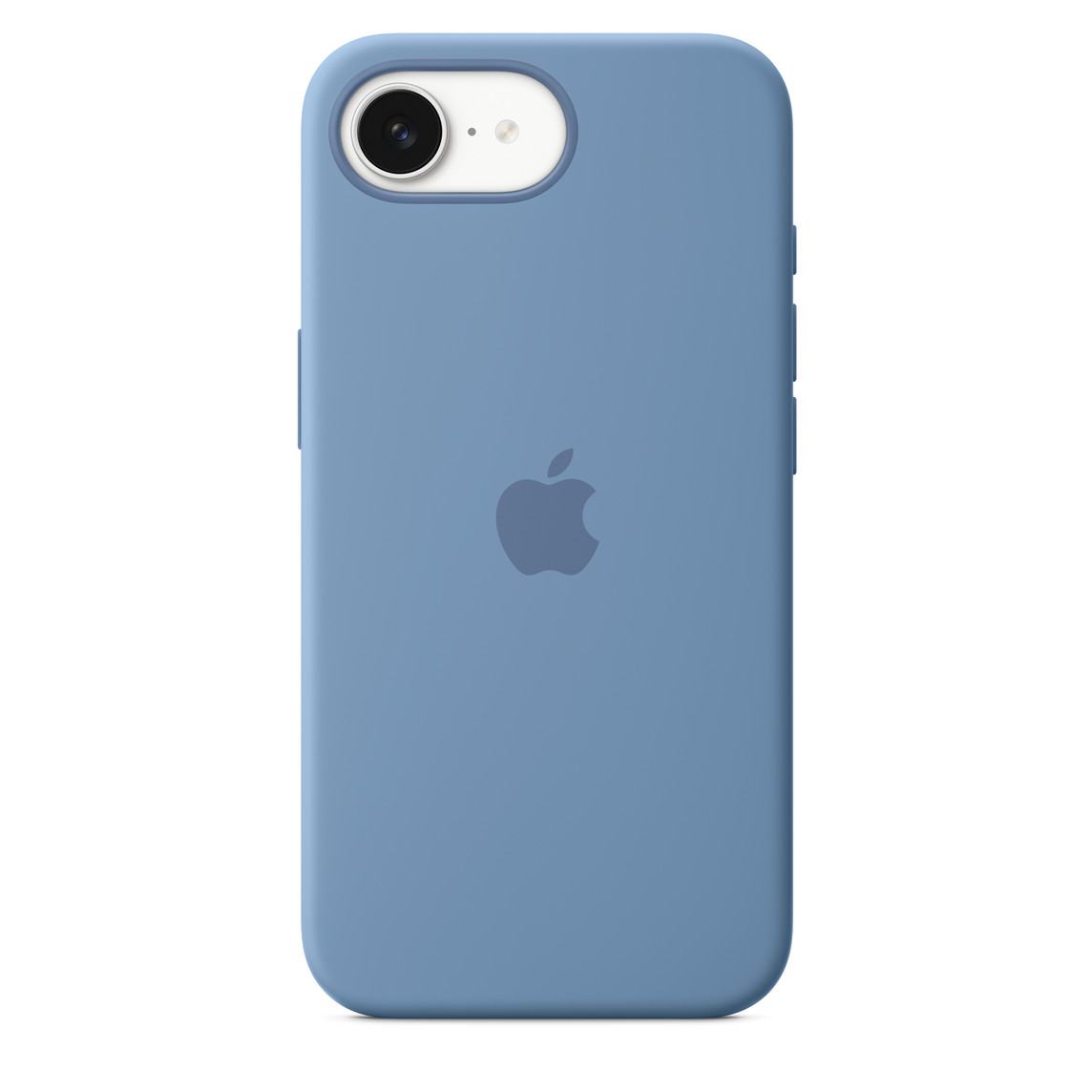Apple Silicone Case 1:1 for iPhone 16e Winter Blue