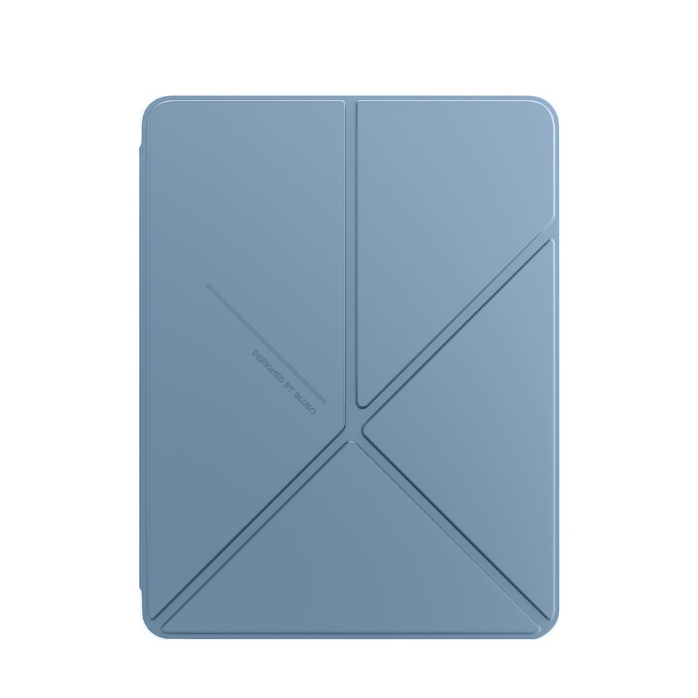 Blueo PC Case with Protective Shelter for iPad Pro 12.9''/Air 13'' (2024)  Blue