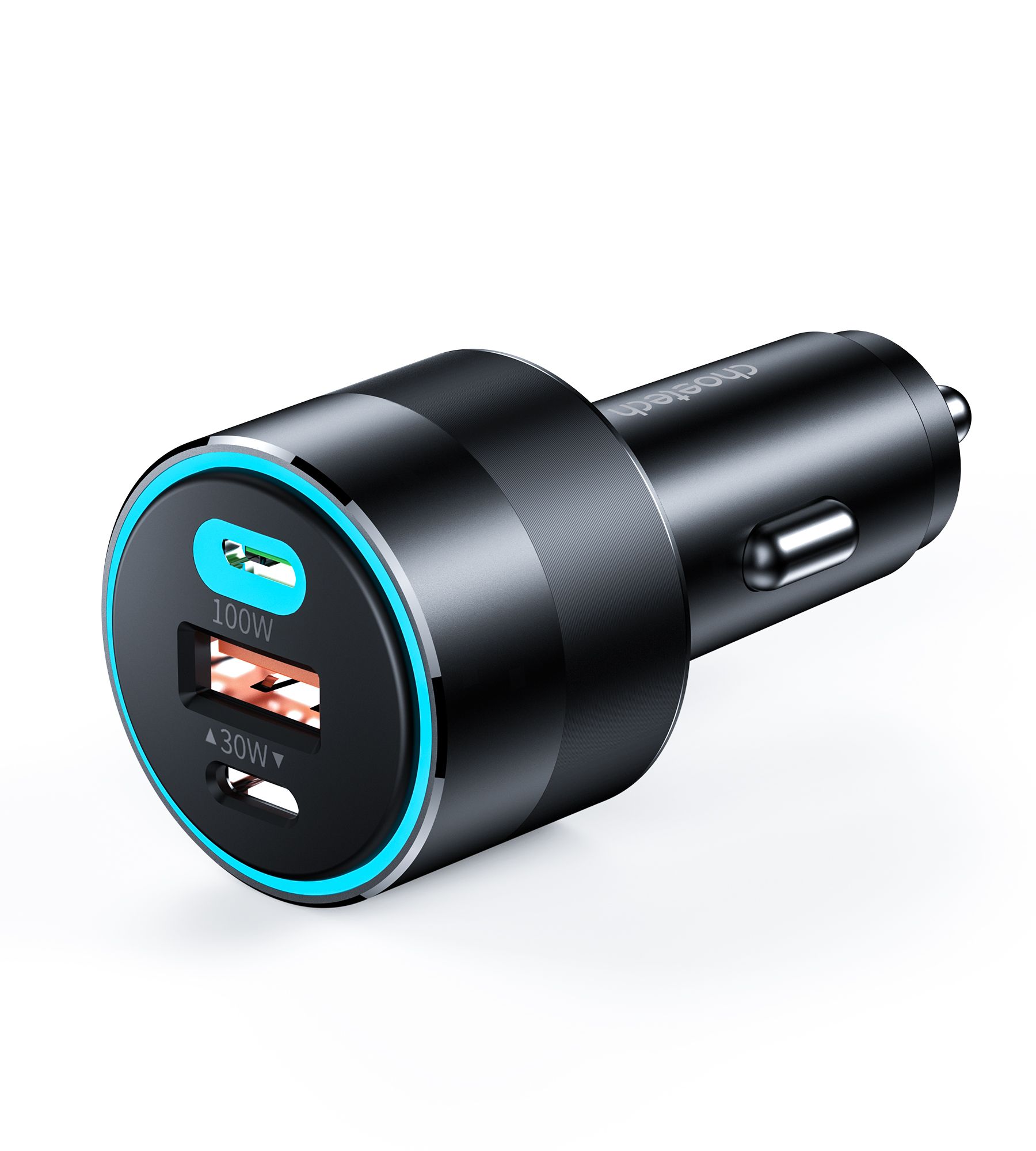 Choetech 130W Dual Port Fast Car Charger