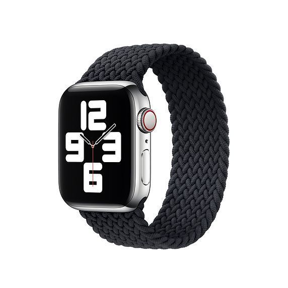 Braided Solo Loop for Apple Watch 42/44mm Charcoal (L/160mm)