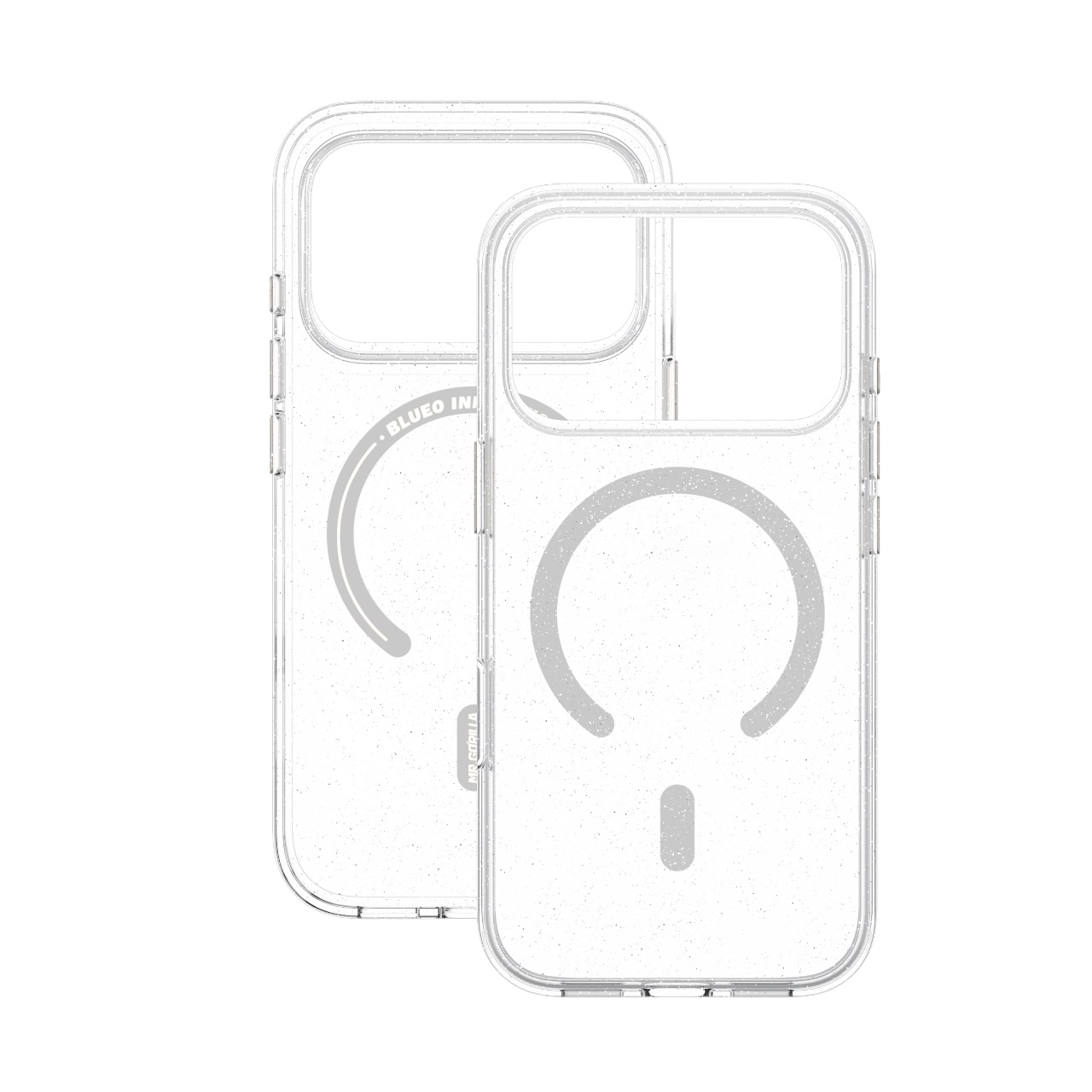 Blueo Crystal Drop PRO Case для iPhone 17 Pro с MagSafe  Glitter Transparent