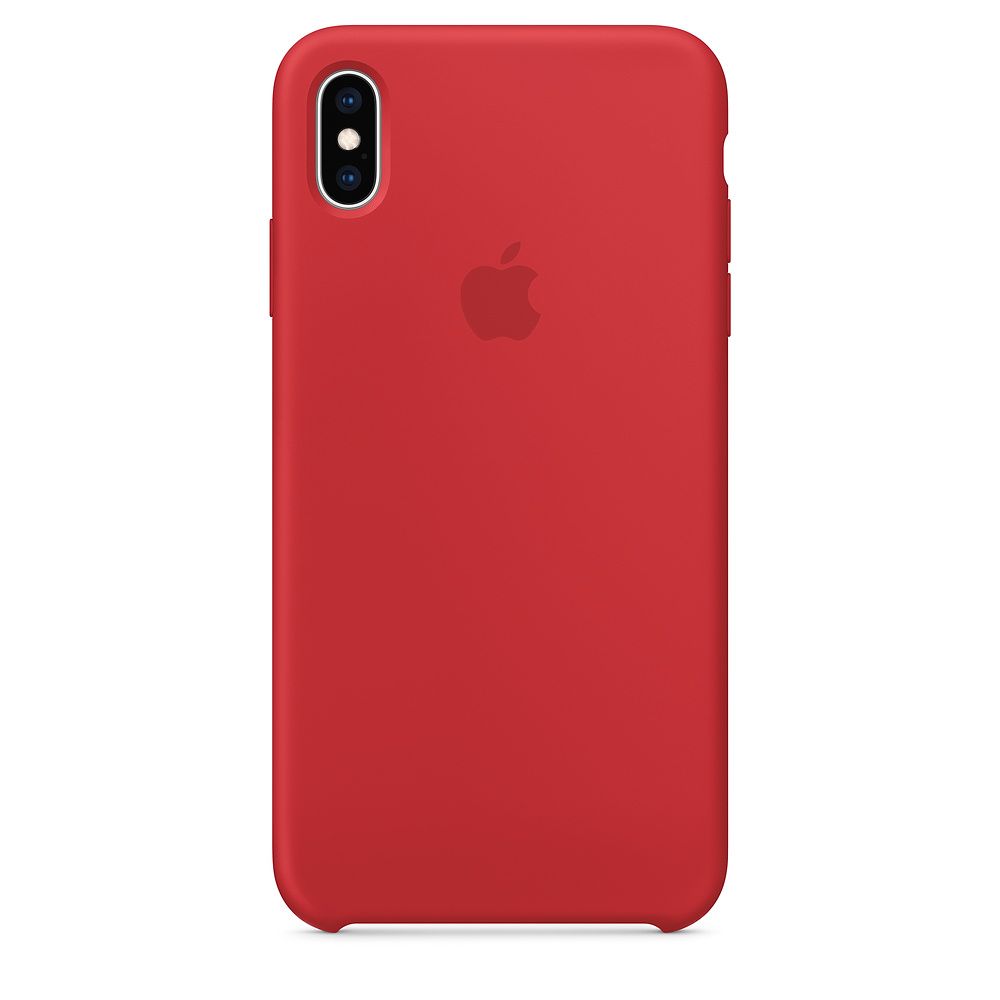 Apple Silicone case 1:1 for iPhone Xs Max Red