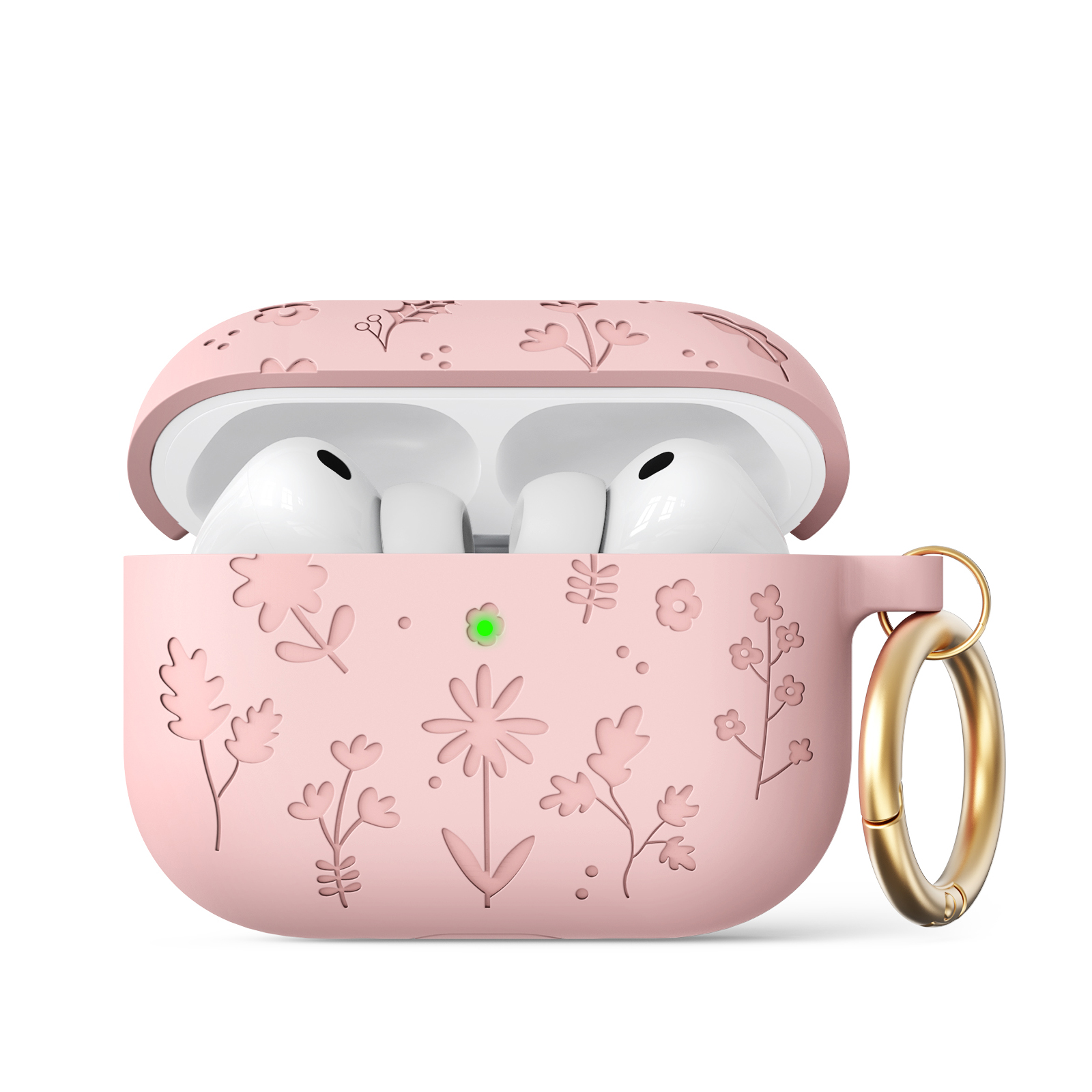 AhaStyle Flower Silicone Case для Airpods Pro 3 Pink
