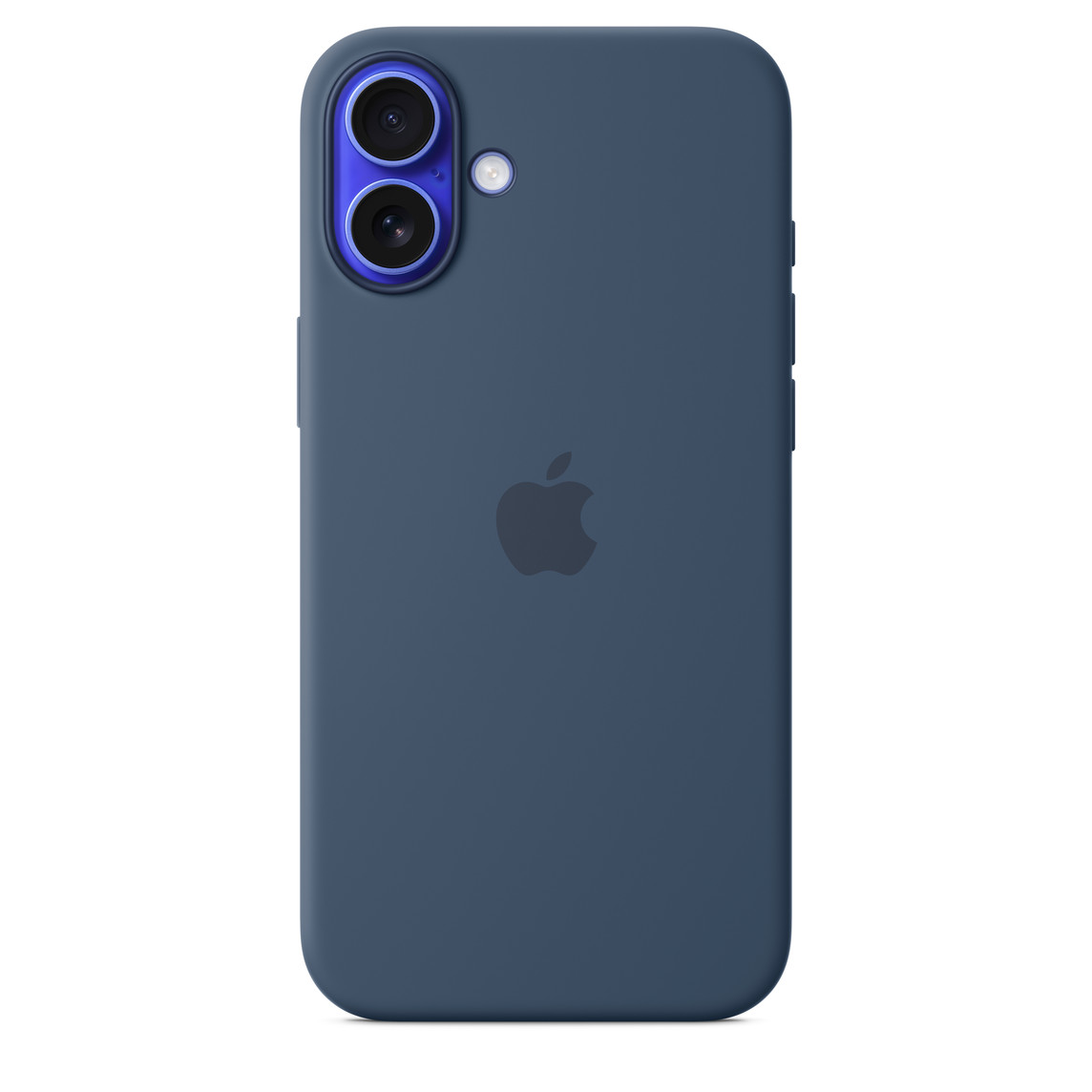 Apple Silicone Case 1:1 for iPhone 16 Plus with MagSafe Denim