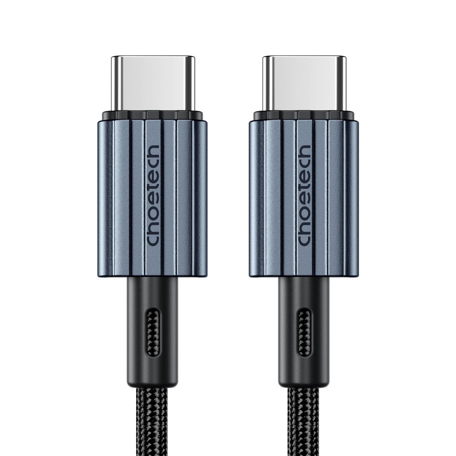 Choetech PD 60W USB-C to USB-C Nylon Cable (1m) Black