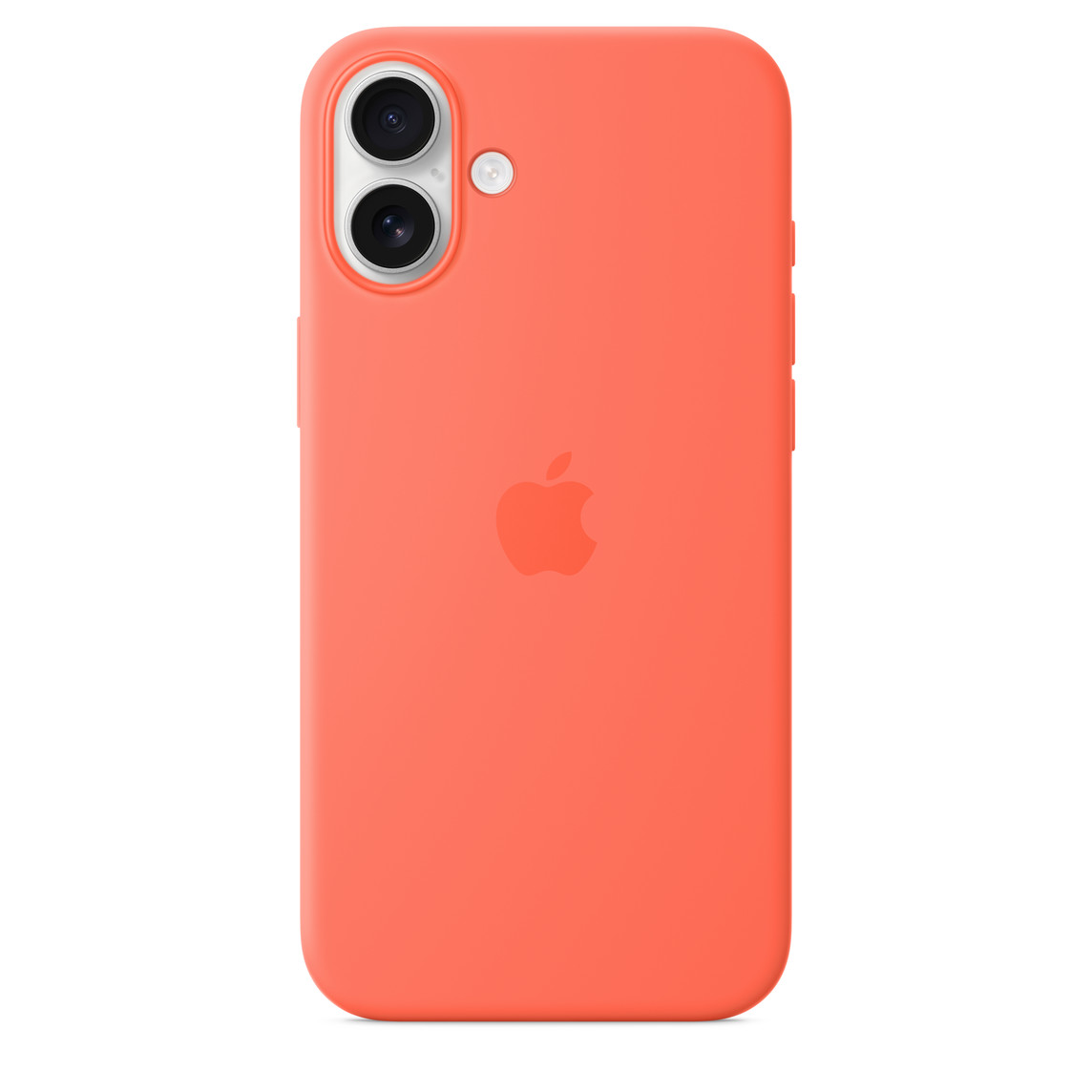 Apple Silicone Case 1:1 for iPhone 16 Plus with MagSafe Tangerine