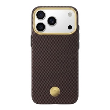 Blueo Slim Shockproof Aramid Case для iPhone 18 Pro/17 Pro с MagSafe Gold