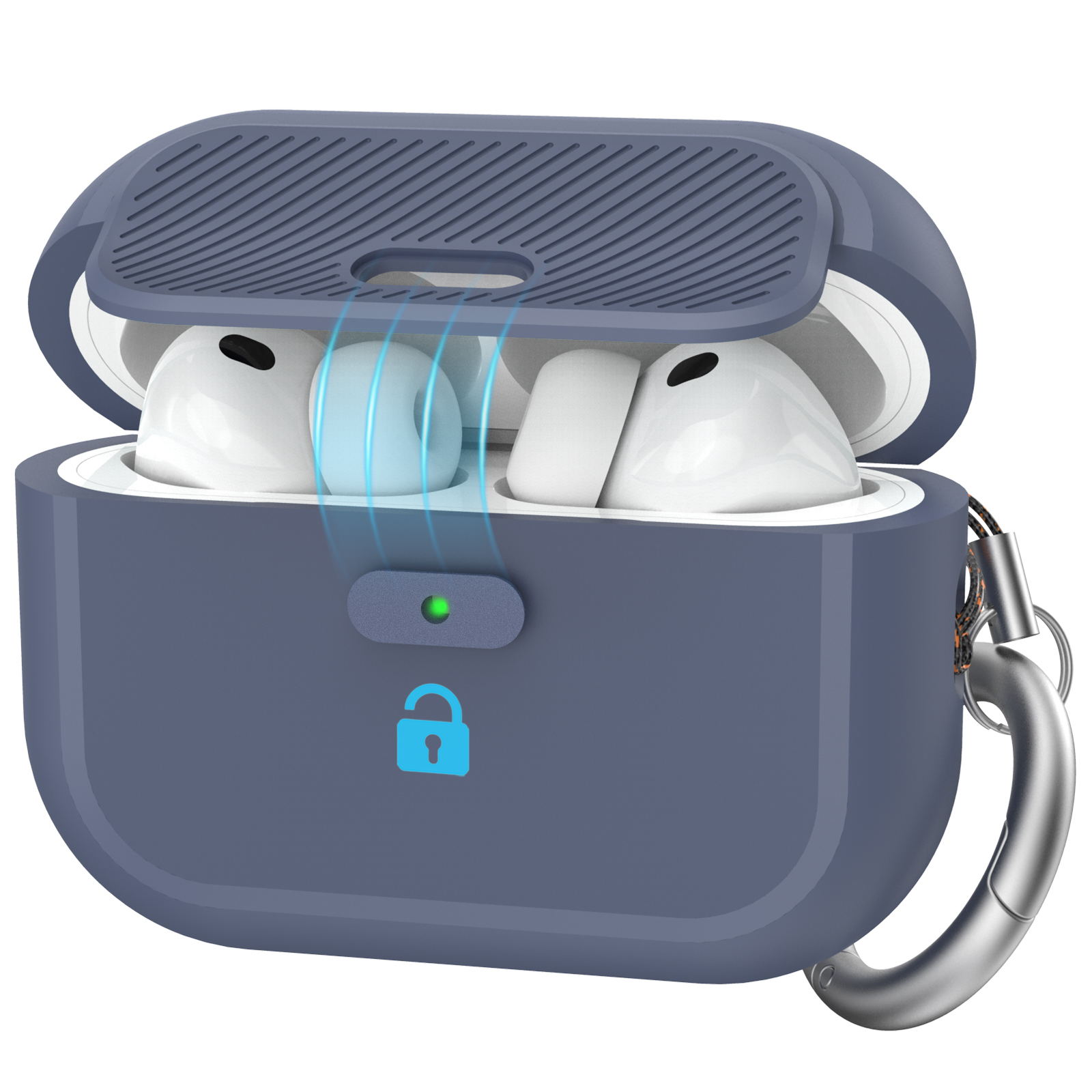AhaStyle SnapLock Case для Airpods Pro 3 Midnight Blue