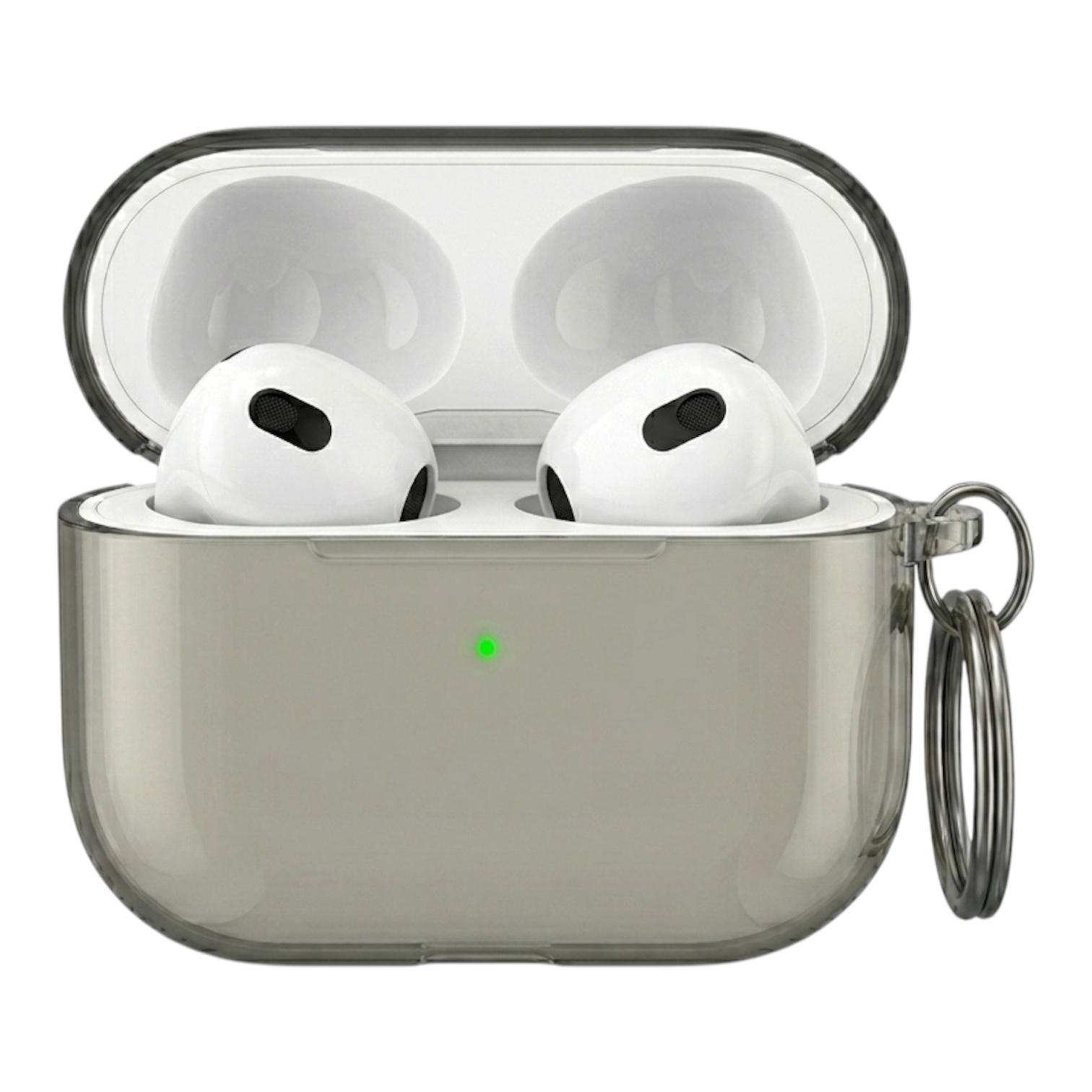 AhaStyle Transparent TPU Case для Airpods 4 Black