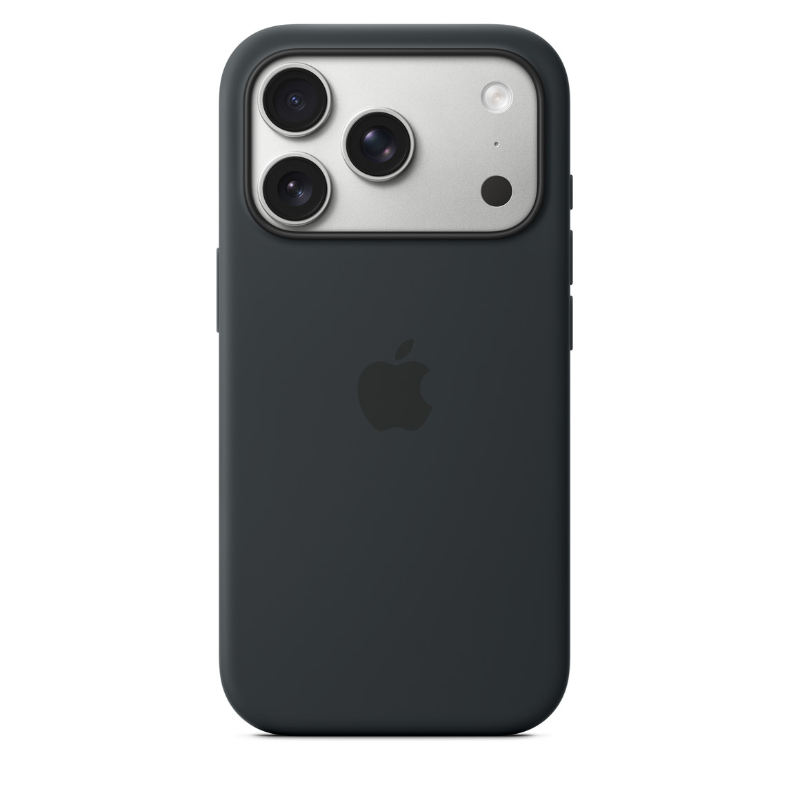 Silicone Case (AAA) для iPhone 17 Pro с MagSafe Black