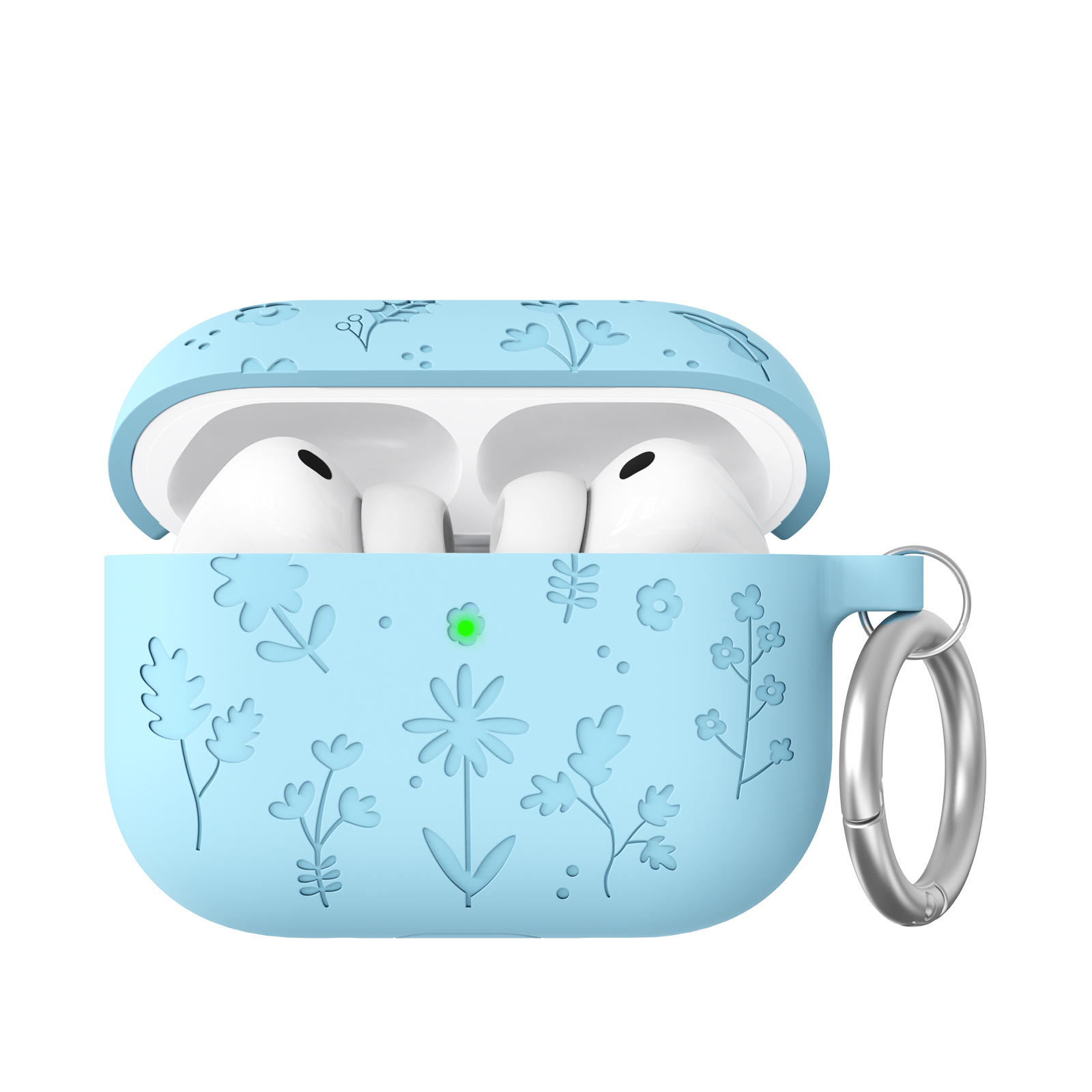 AhaStyle Flower Silicone Case для Airpods Pro 3 Sky Blue