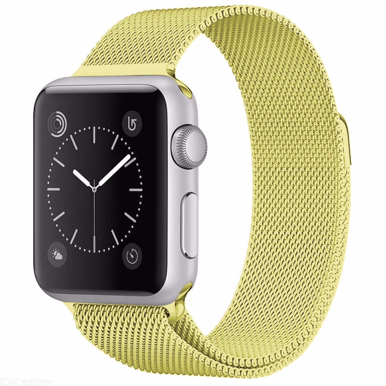 Milanese Loop for Apple Watch 42/44mm Light Yellow