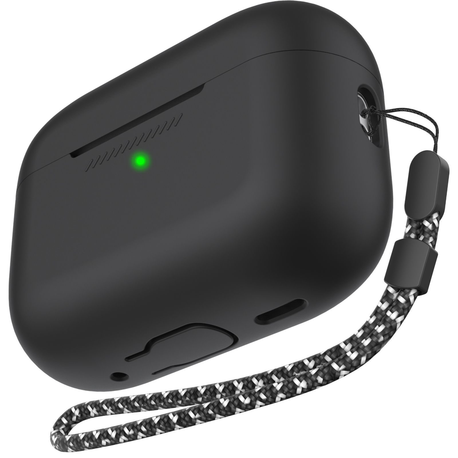 AhaStyle Colorful Silicone Case для Airpods Pro 2 Black