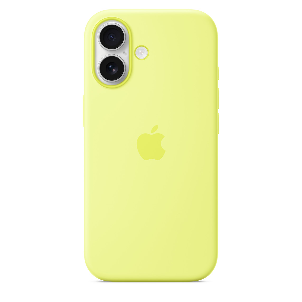 Silicone Case (AAA) для iPhone 17 с MagSafe Neon Yellow