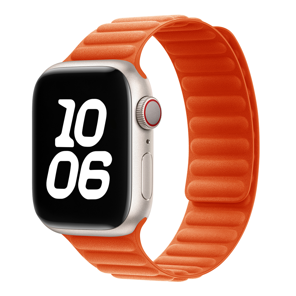 FineWoven Magnetic Link для Apple Watch 42/44/45/46/49 mm Orange