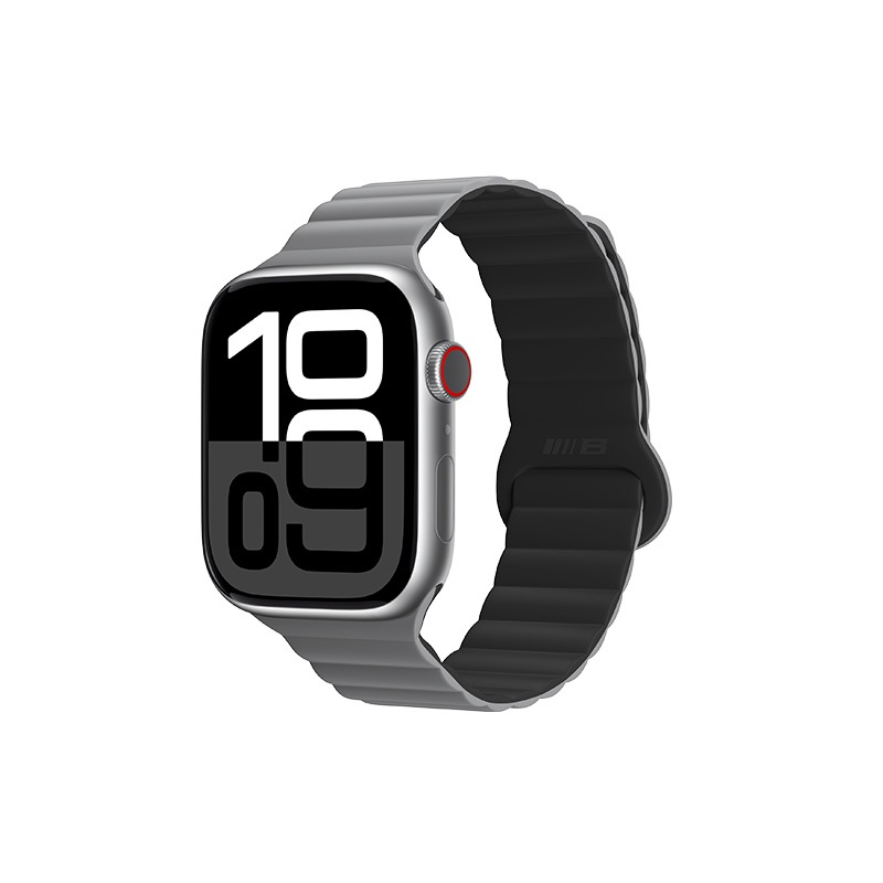 Blueo Magnetic Silicone Watch Band 42/44/45/49 mm Grey