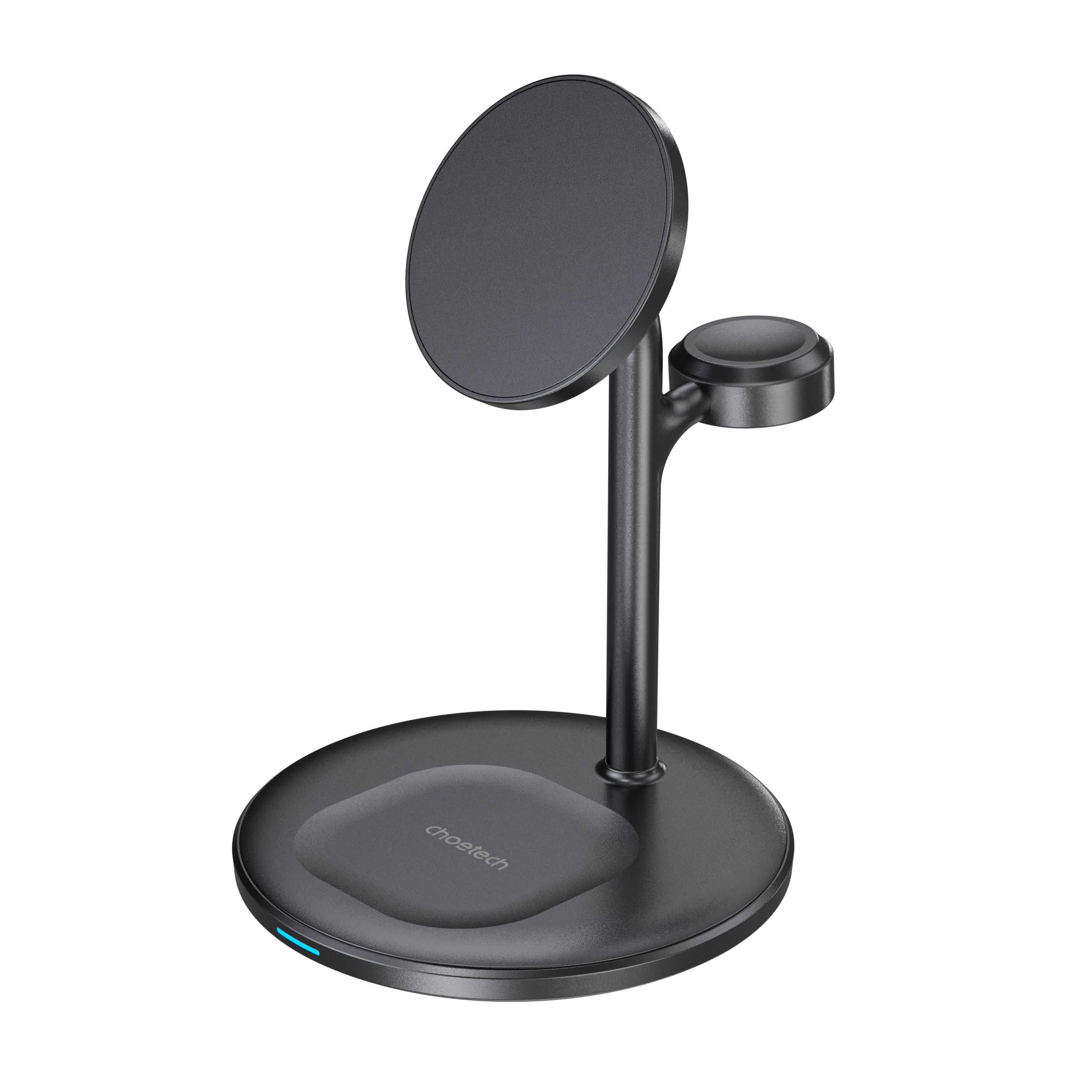 Choetech Magnetic 3 in 1 Magnetic Wireless Charging Stand Black