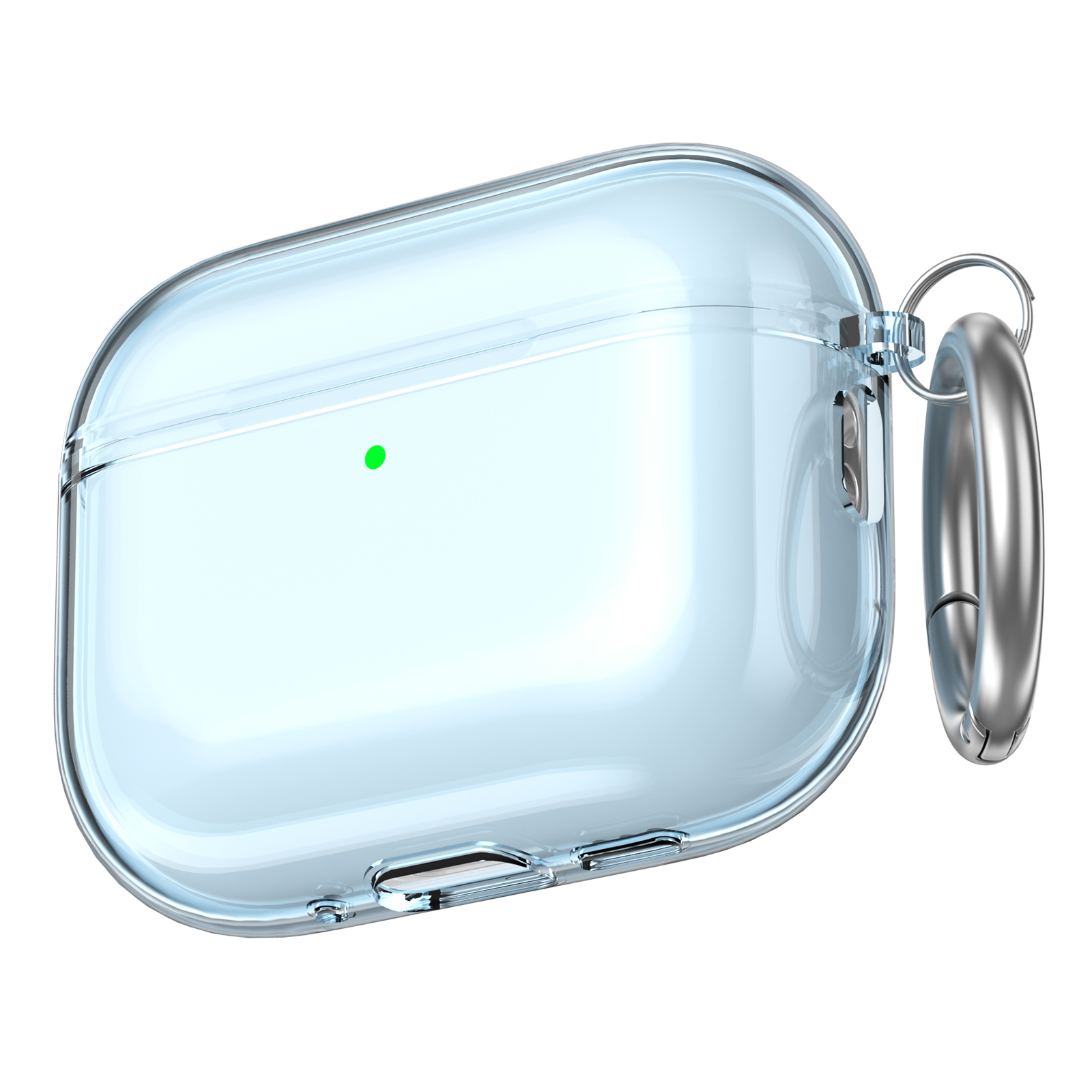 AhaStyle Transparent TPU Case для Airpods Pro 3 Blue