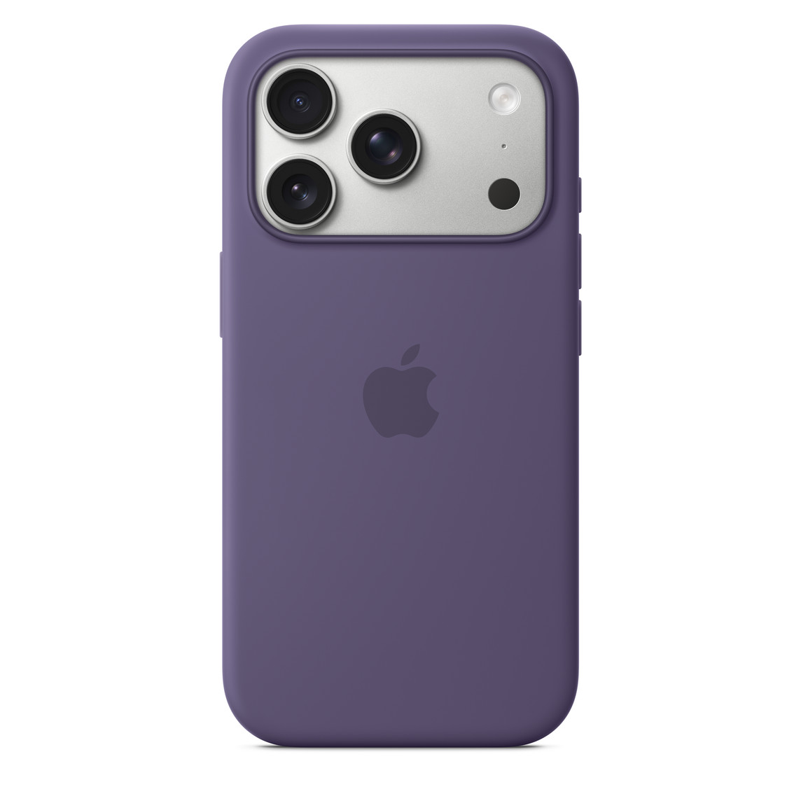 Silicone Case (AAA) для iPhone 17 Pro Max с MagSafe Purple Fog