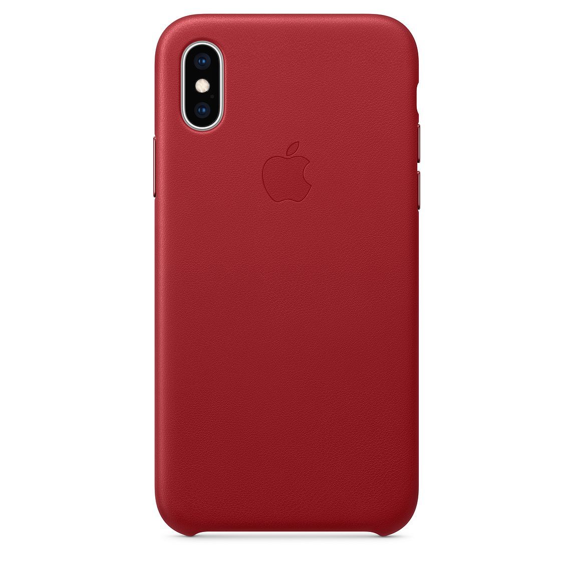 Apple Leather Case 1:1 for iPhone Xs Red
