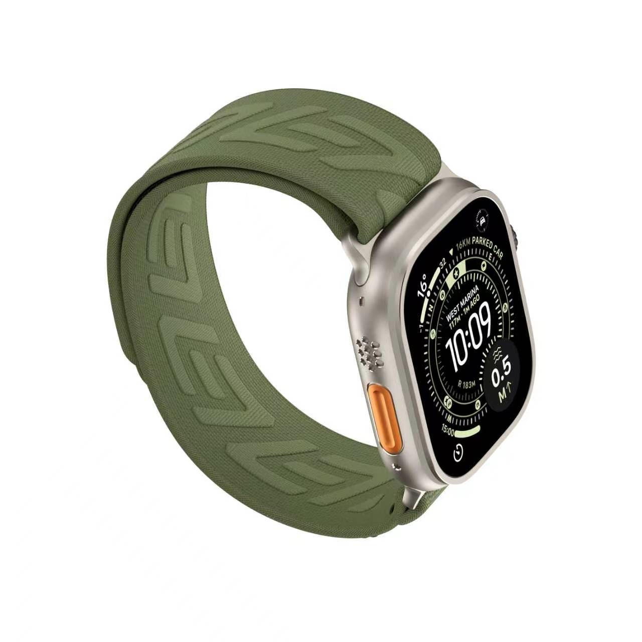 Blueo Trailweave Lite Loop Band для Apple Watch 42/44/45/46/49 mm Army Green