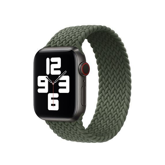 Braided Solo Loop for Apple Watch 42/44mm Inverness Green (M/150mm)