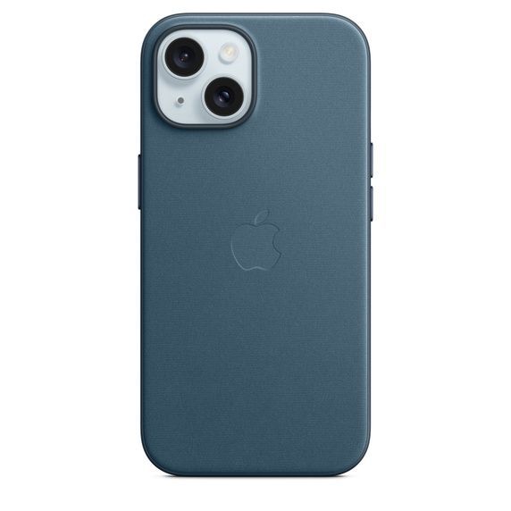 Apple FIneWoven Case 1:1 for iPhone 15 with MagSafe Pacific Blue