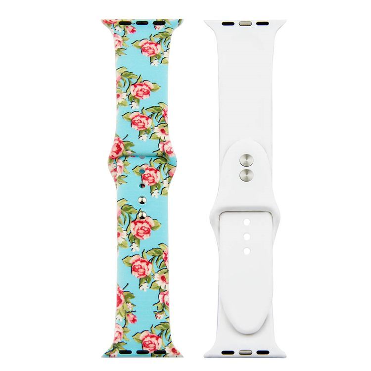 Painted Silicone Watch Band for Apple Watch 42/44mm S/M 5