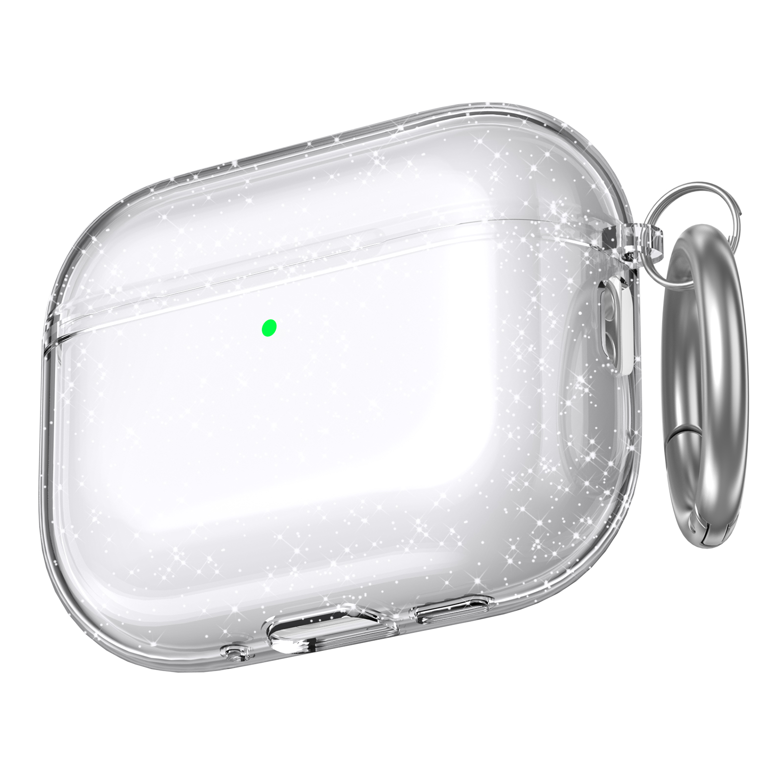 AhaStyle Transparent TPU Case для Airpods Pro 3 Glitter