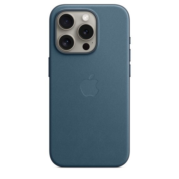 Apple FIneWoven Case 1:1 for iPhone 15 Pro with MagSafe Pacific Blue