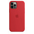 Чохол-накладка Silicone Case (AAA) для iPhone 12 Pro Max с MagSafe Red (ASC12PMRD(M))