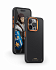 Чохол-накладка Blueo Dual Texture Aramid Fiber Case (600D) Ultra Edition с MagSafe для iPhone 15 Pro Max Orange (B51DT-I15PM)