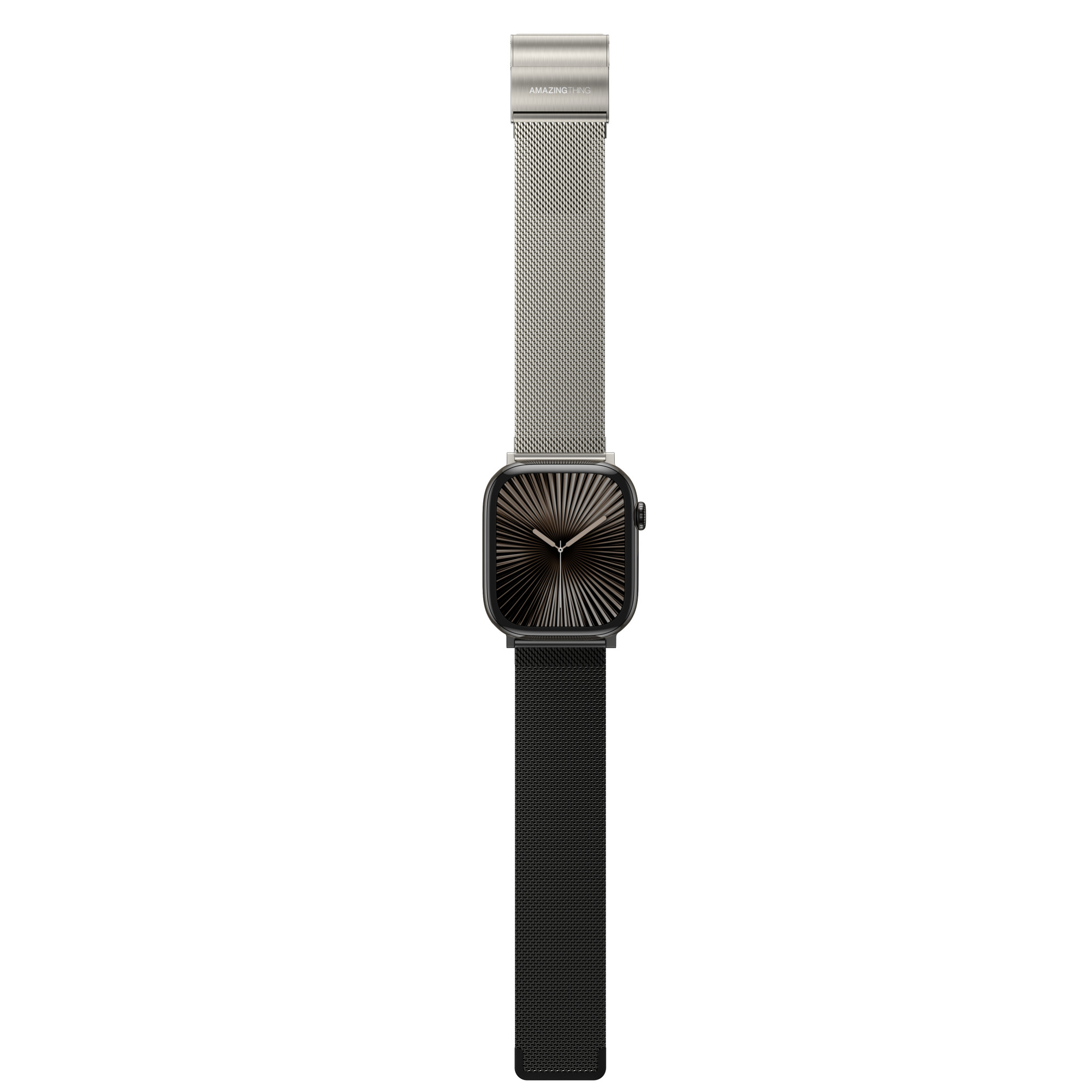 AmazingThing StyleFlip Band для Apple Watch 42/44/45/46/49 mm Titanium Black