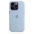 Чехол-накладка Silicone Case (AAA) для iPhone 14 Pro с MagSafe Sky (ASC14PSKY(M))