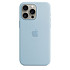 Чохол-накладка Silicone Case (AAA) для iPhone 15 Pro Max с MagSafe Light Blue (ASC15PMLBL(M))