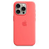 Чохол-накладка Silicone Case (AAA) для iPhone 15 Pro с MagSafe Guava (ASC15PGUV(M))